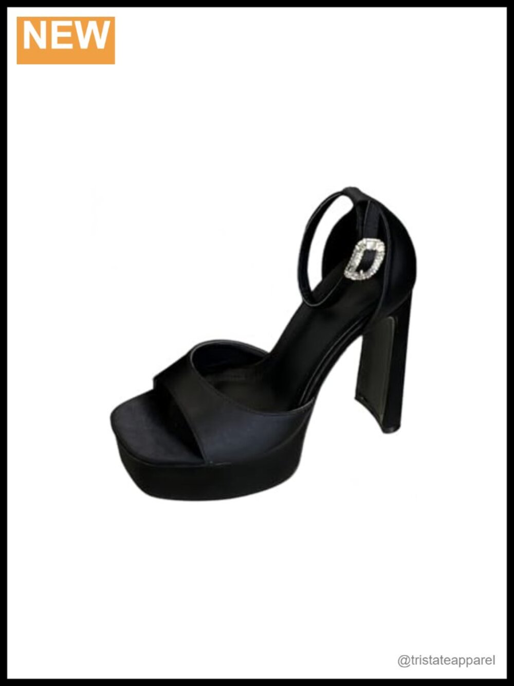 Platform Heels Open Toe Block Heel Ankle Strap Dressy Sandals